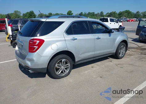 2016 Chevrolet Equinox Ltz from USA, damaged, VIN 2GNFLGE35G6348186